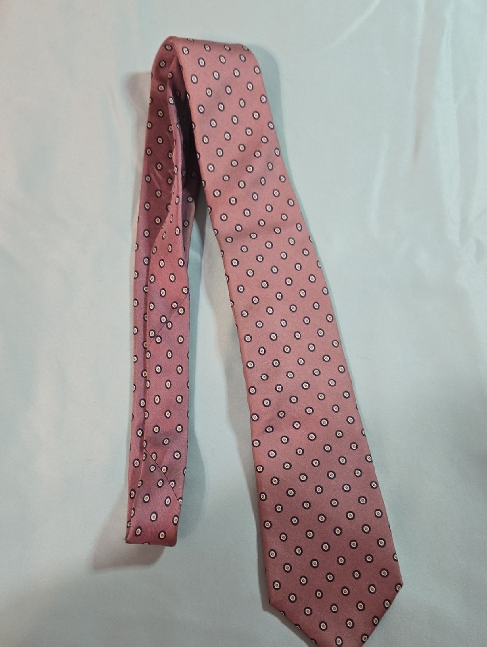 Classic Pink Polka Dot Men's Tie